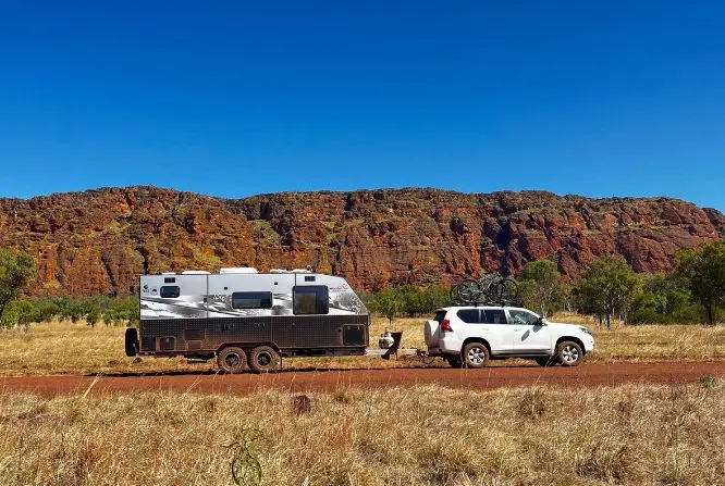 Australian aluminium frame caravans